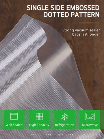 Syntus BPA-free vacuum bag material highlighted for safe storage.