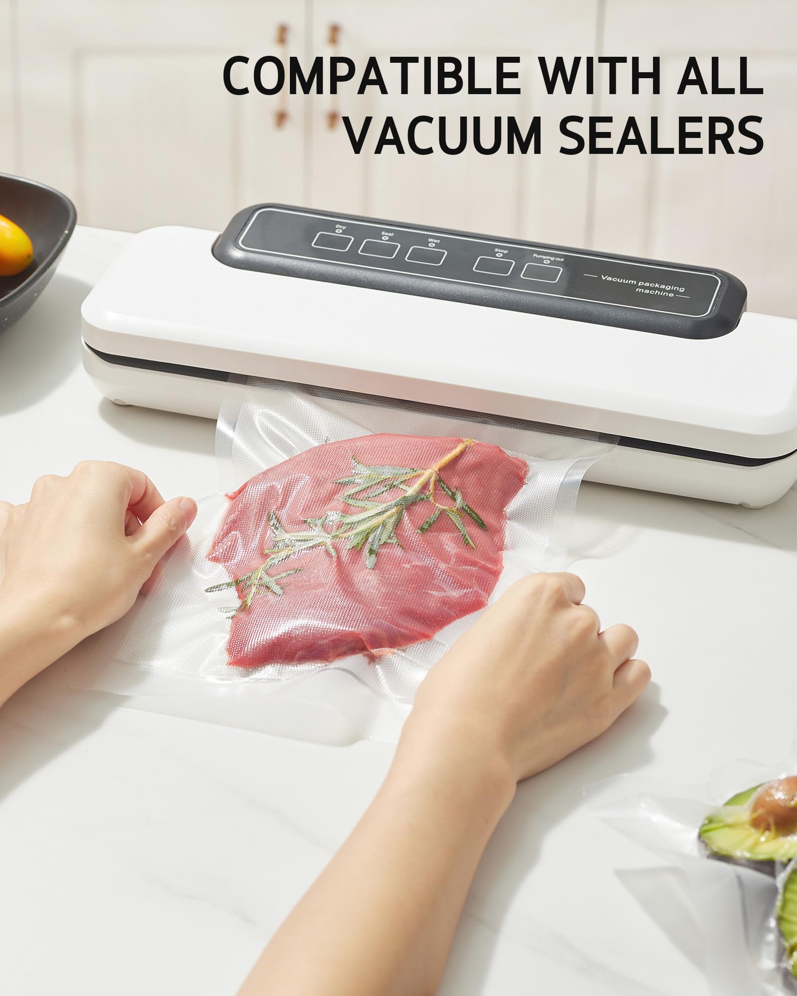 Syntus compatible with all major vacuum sealers for easy use.