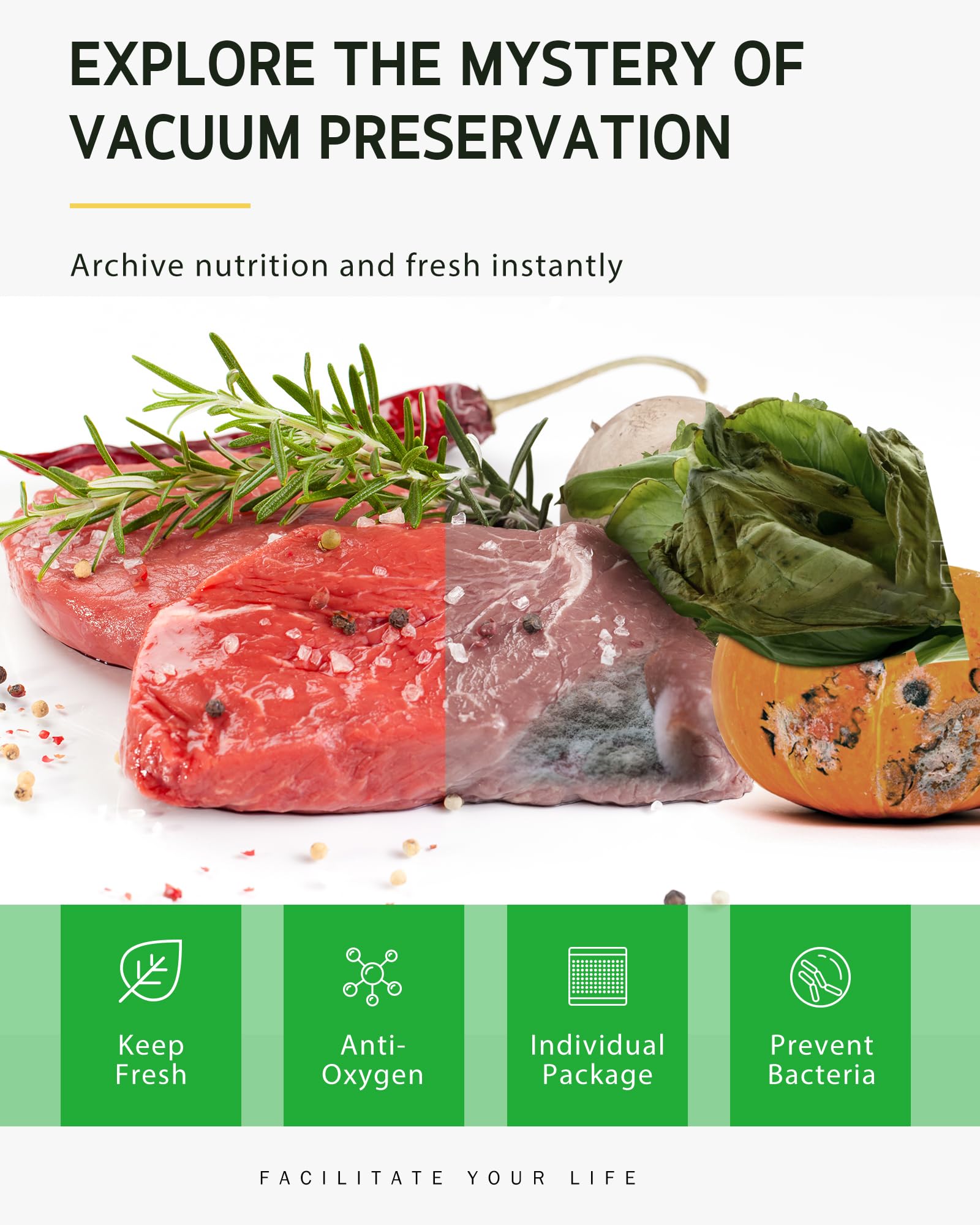 Syntus sous vide ready vacuum bag roll suitable for hot cooking.