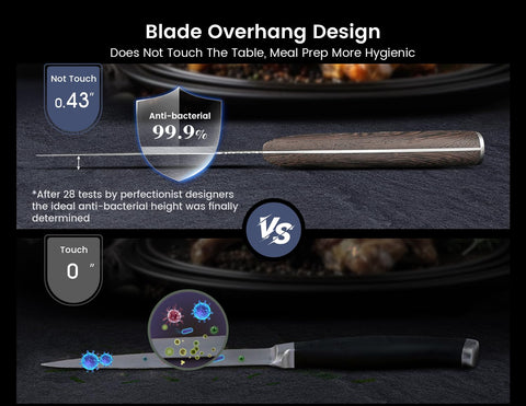 SYOKAMI curved-blade design enables clean separation of meat from bone