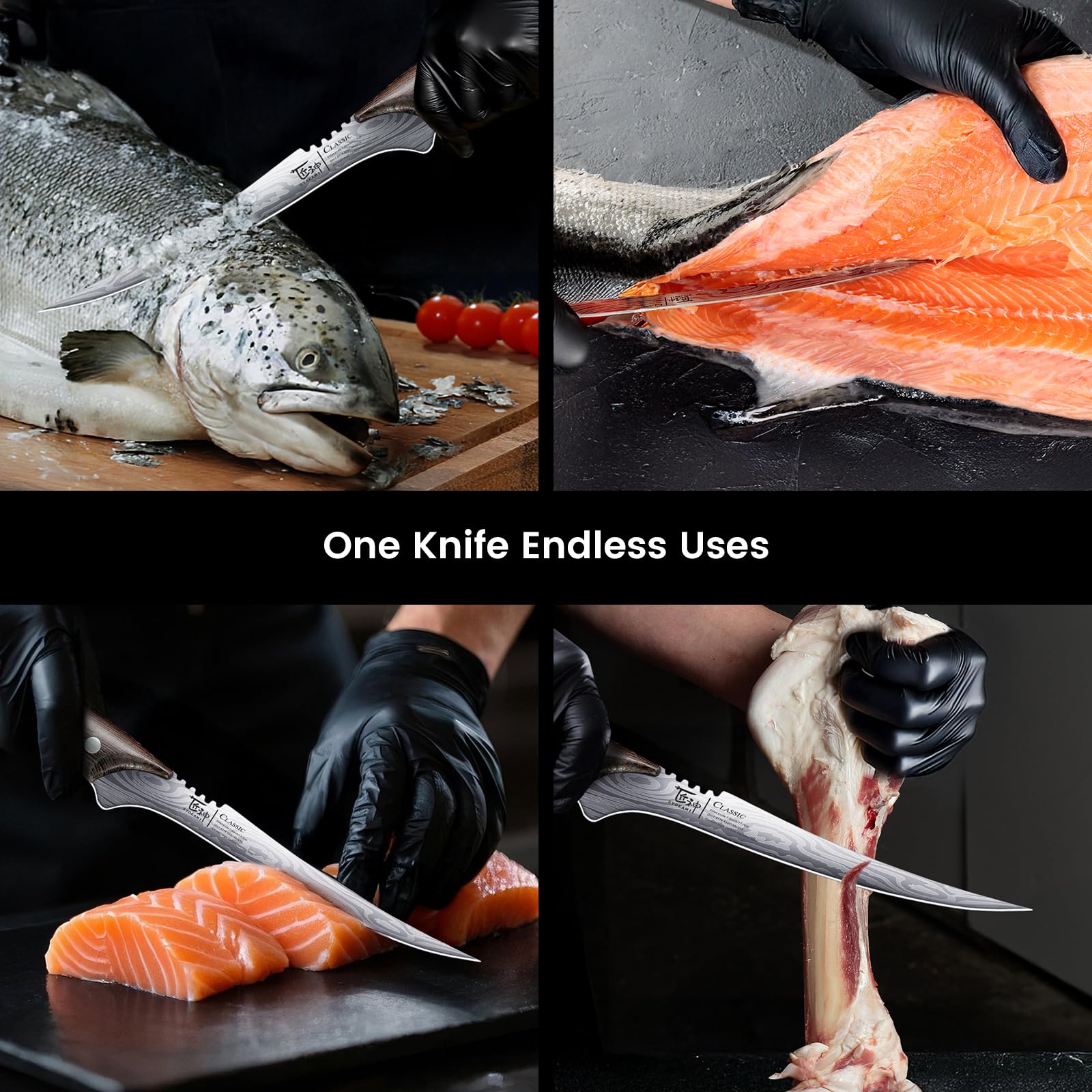 SYOKAMI fillet knife gift-ready packaging for holidays and special occasions.