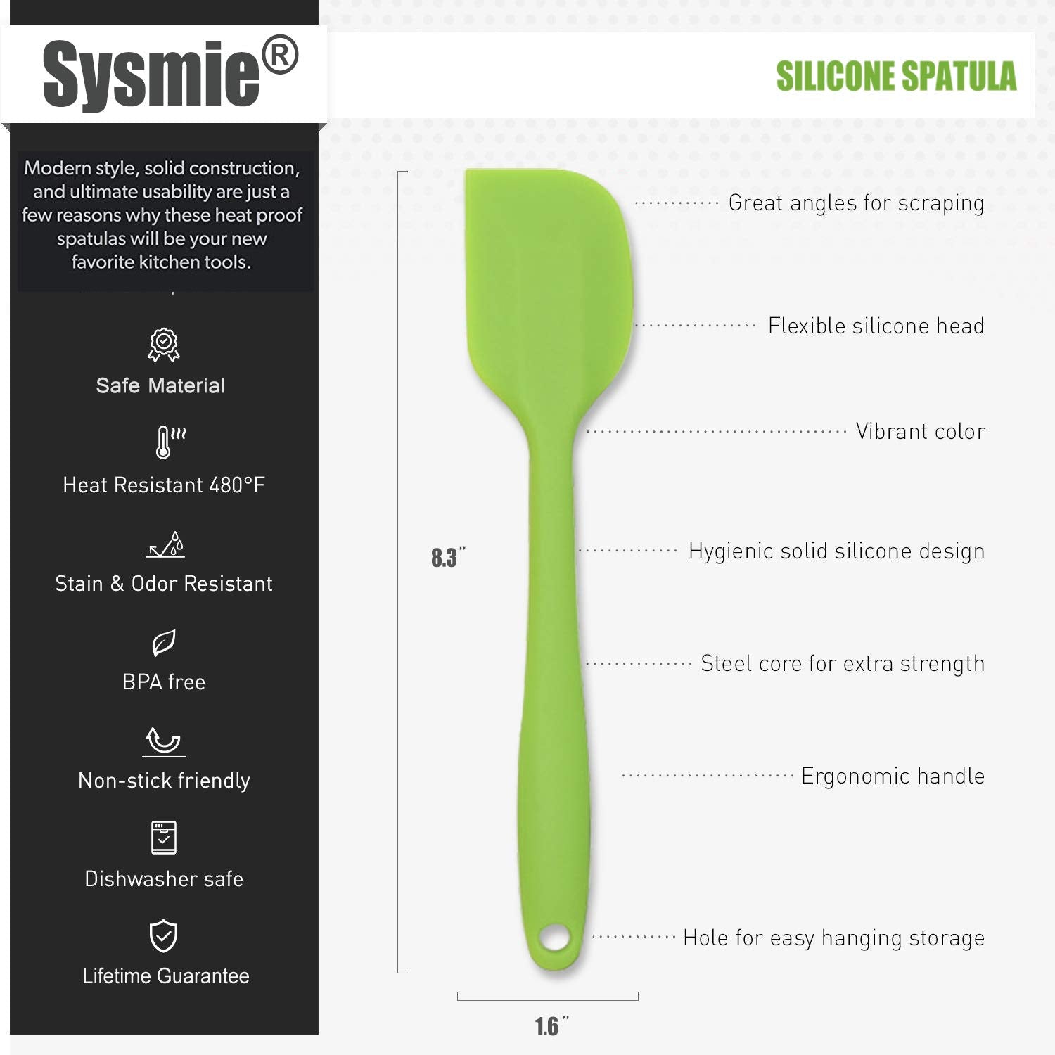 Sysmie flat-bottom design ensures stable heating and easy transfer.