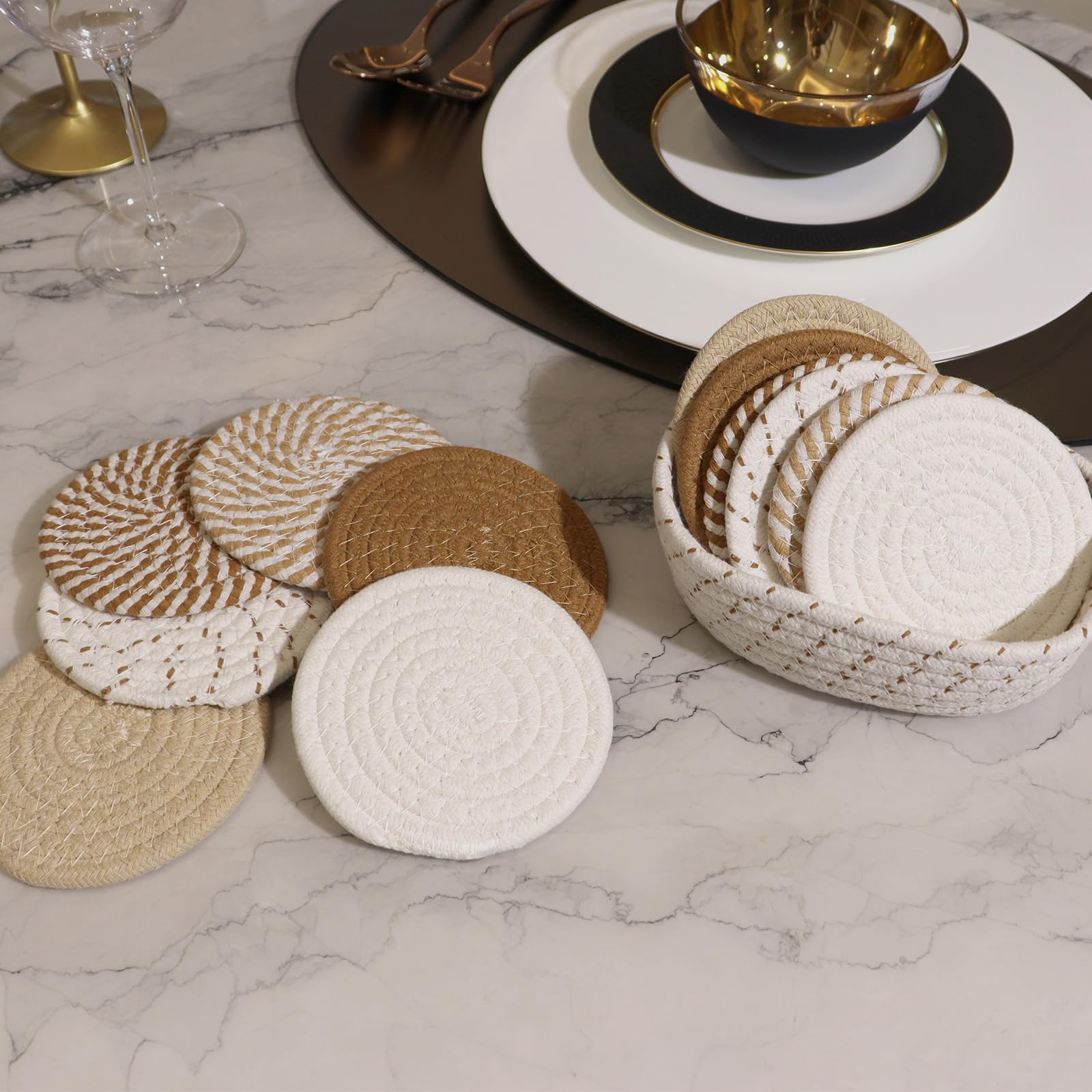 SZDPC coasters gift pack ideal for housewarmings and occasions