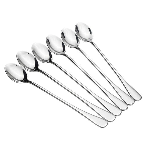 SZLFSX 20-piece long-handle iced tea spoon for tall glasses and easy stirring