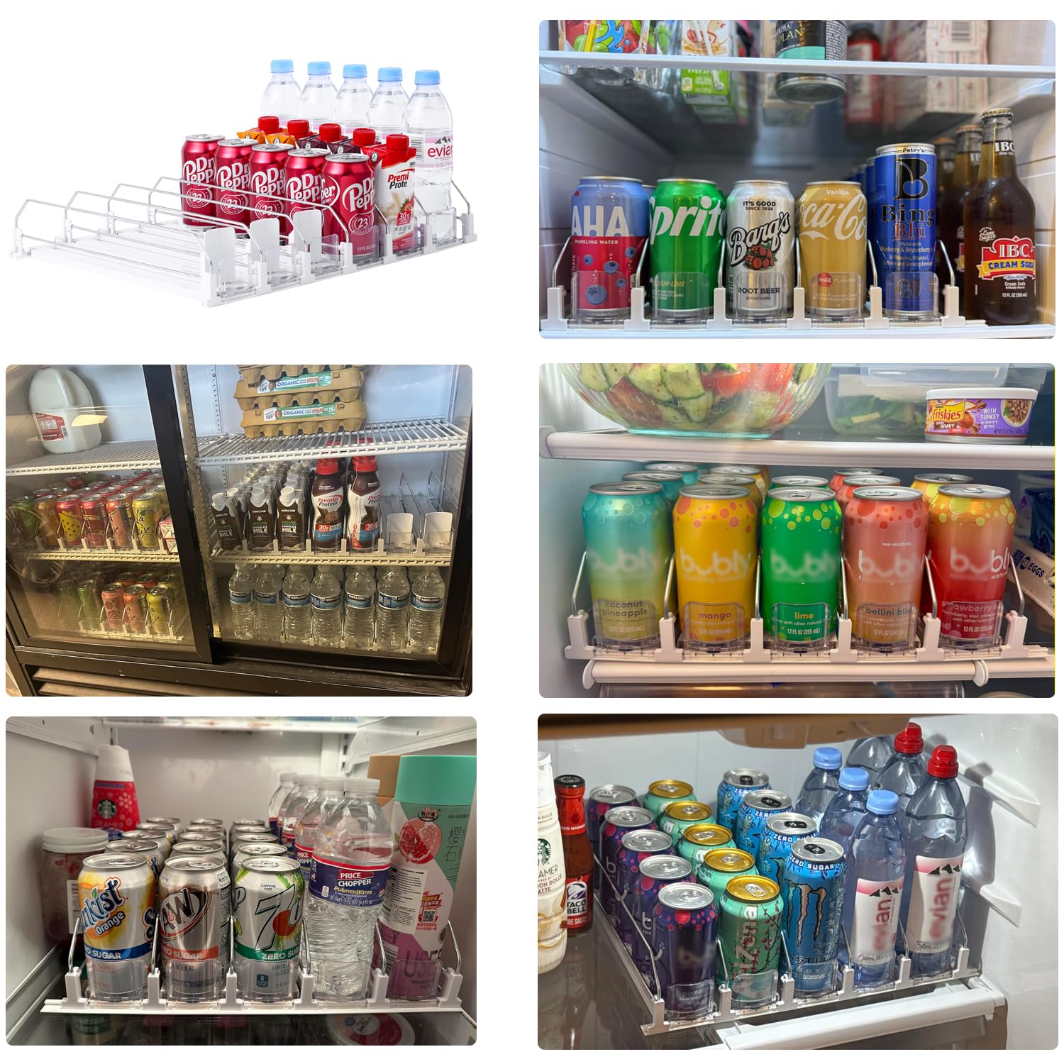 SZNLZQ holds up to 30 cans, reducing fridge clutter and improving visibility.