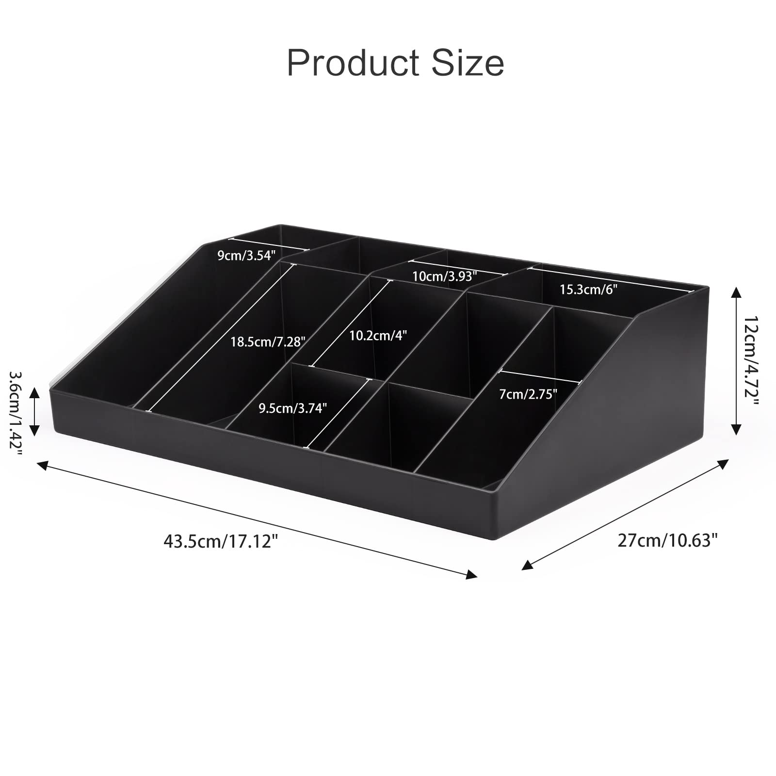 SZQINJI coffee station organizer on kitchen counter keeps supplies neatly accessible.