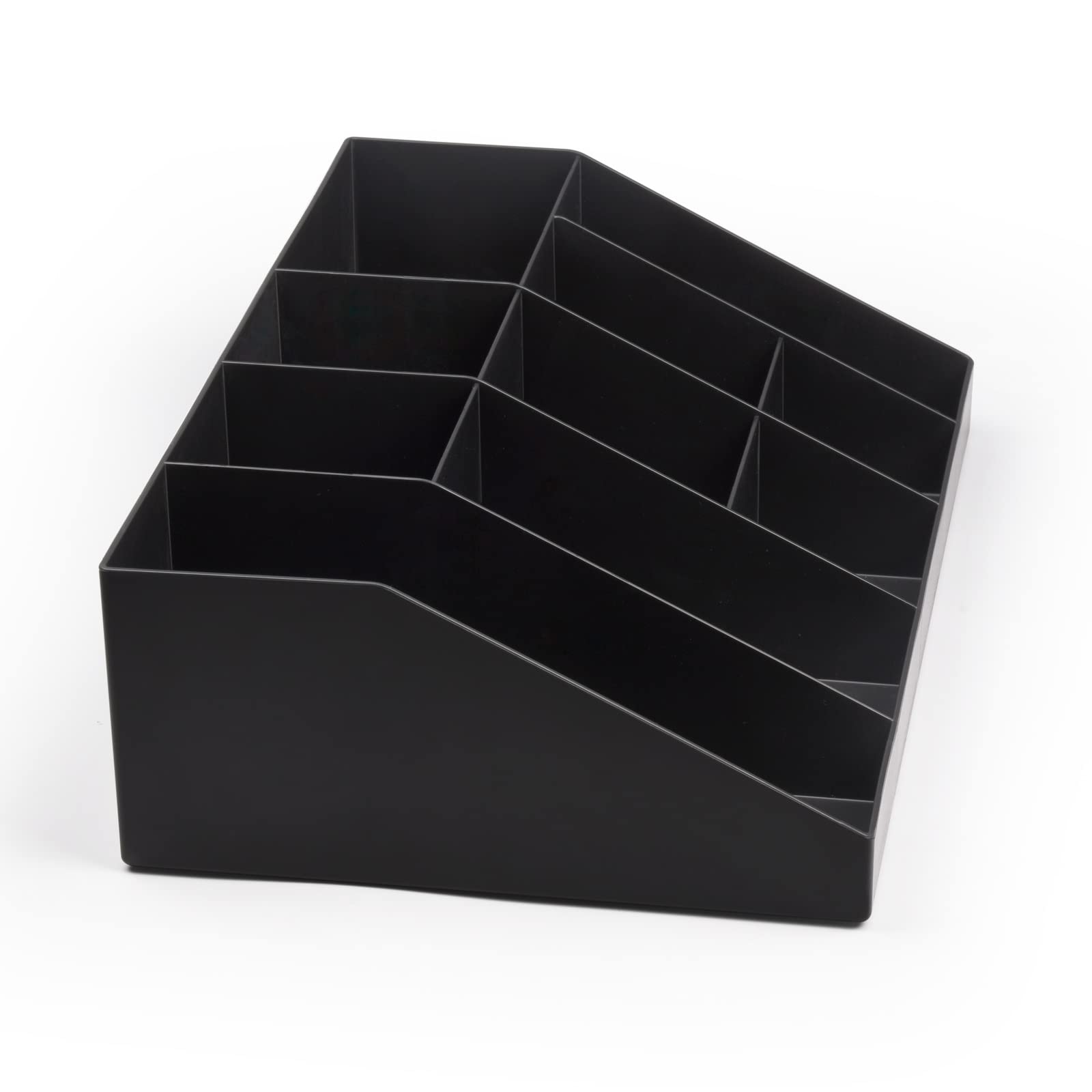 SZQINJI large capacity holds cups, sugar packets, spoons and more.
