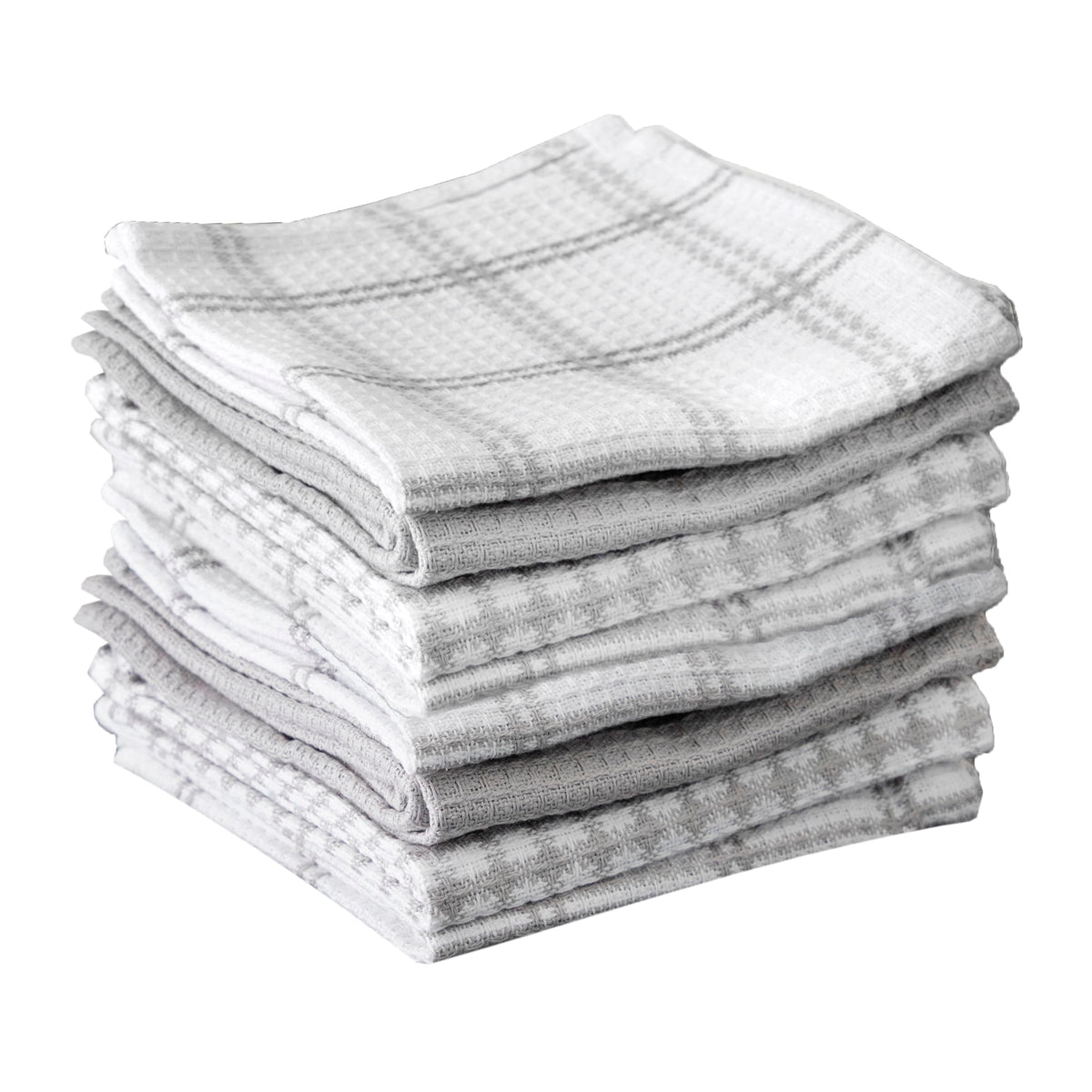 T-Fal premium waffle dish cloths showing high absorbency for quick spill cleanup.