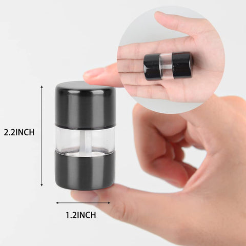 T-mark mini portable grinders in black finish ideal for picnics and travel