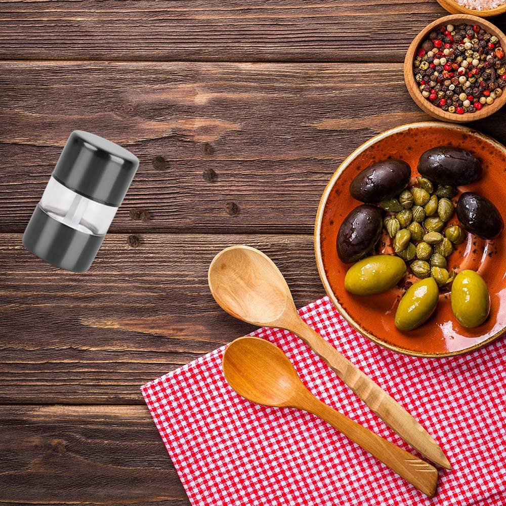 T-mark travel-friendly spice mills perfect for picnics and meals away from home