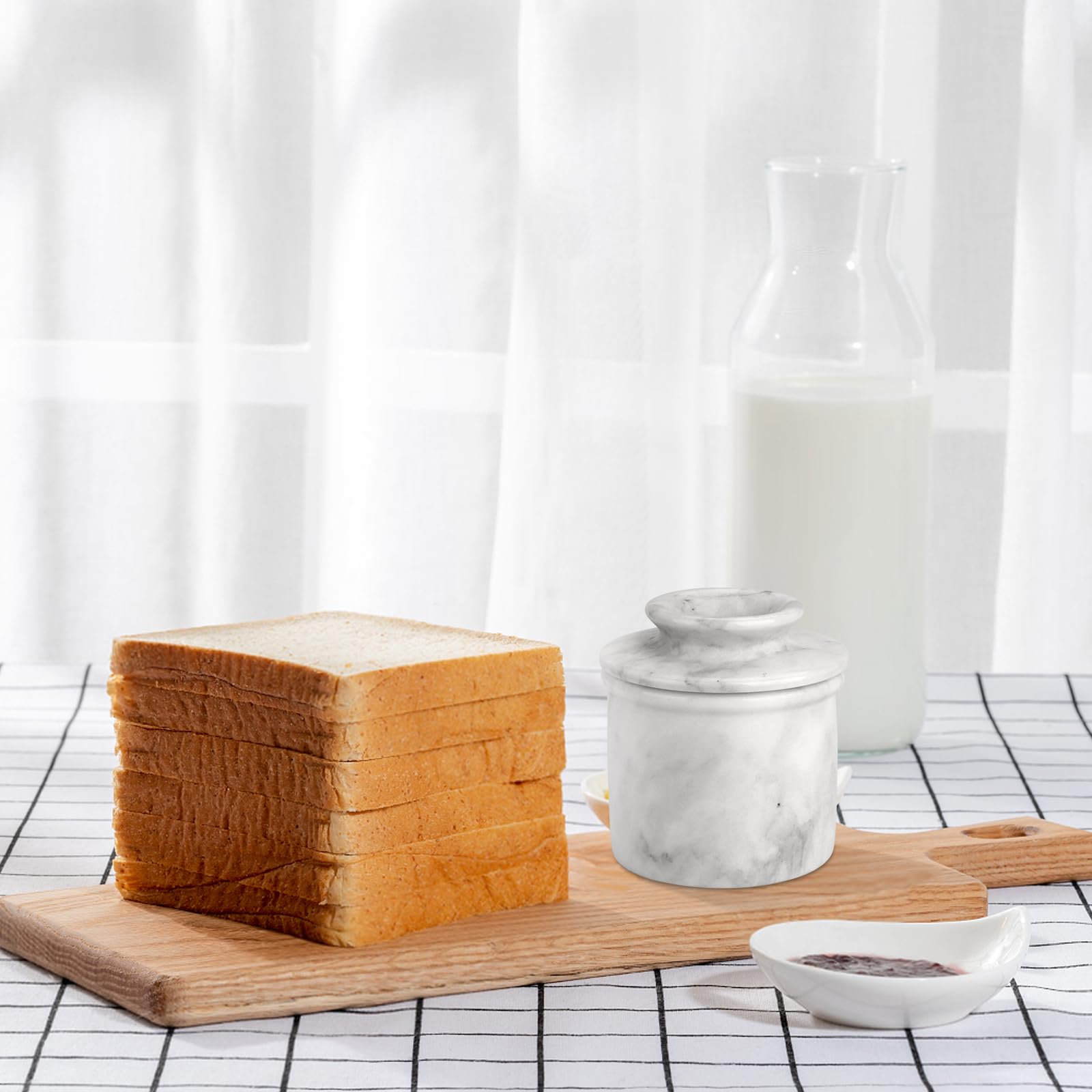 TABHOUKIT butter-crock-capacity-90ml helps portion control and serving prep
