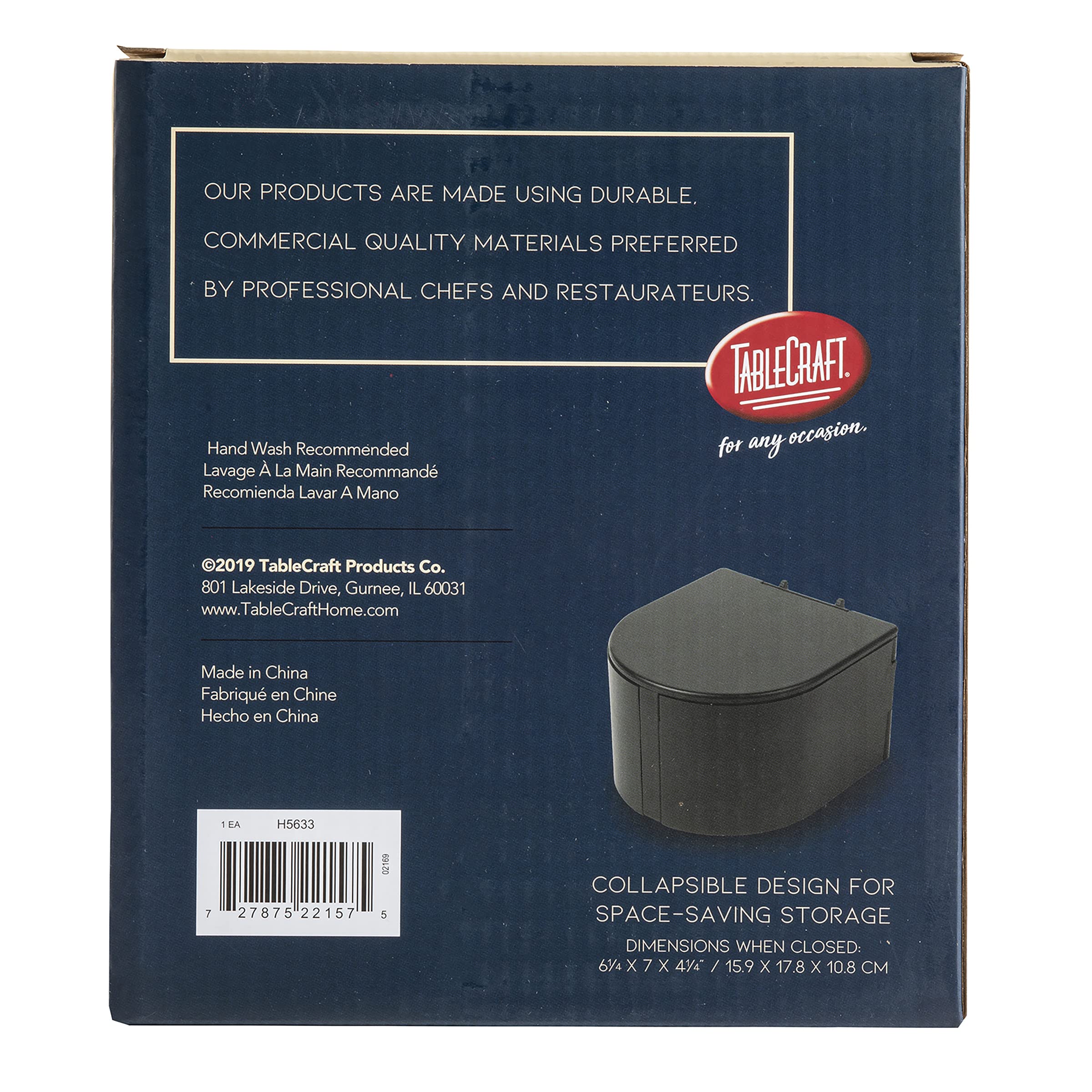 Tablecraft glass rimming station compact design fits on kitchen counter for home bars