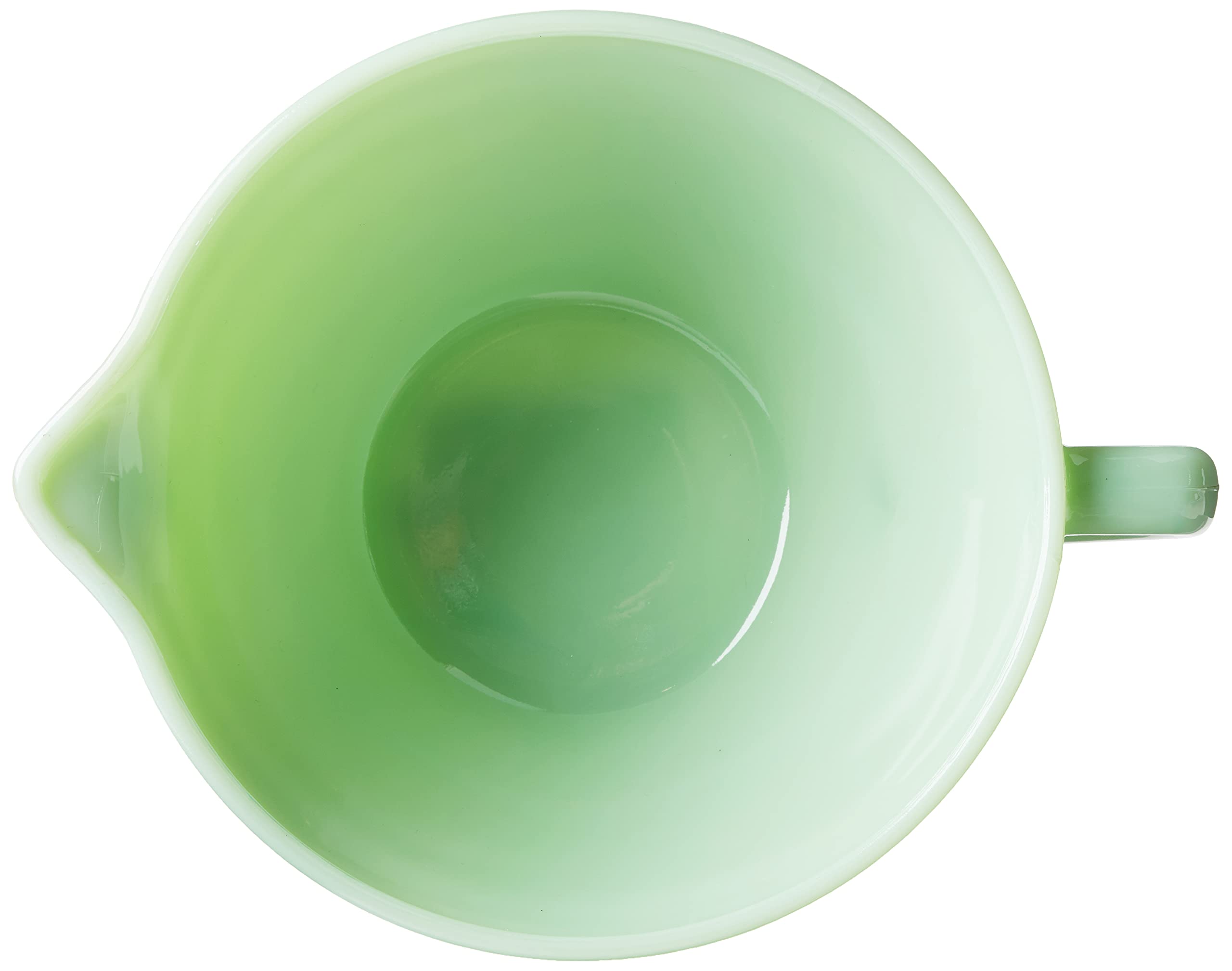 Dishwasher-safe Jadeite bowl from TableCraft for easy cleanup