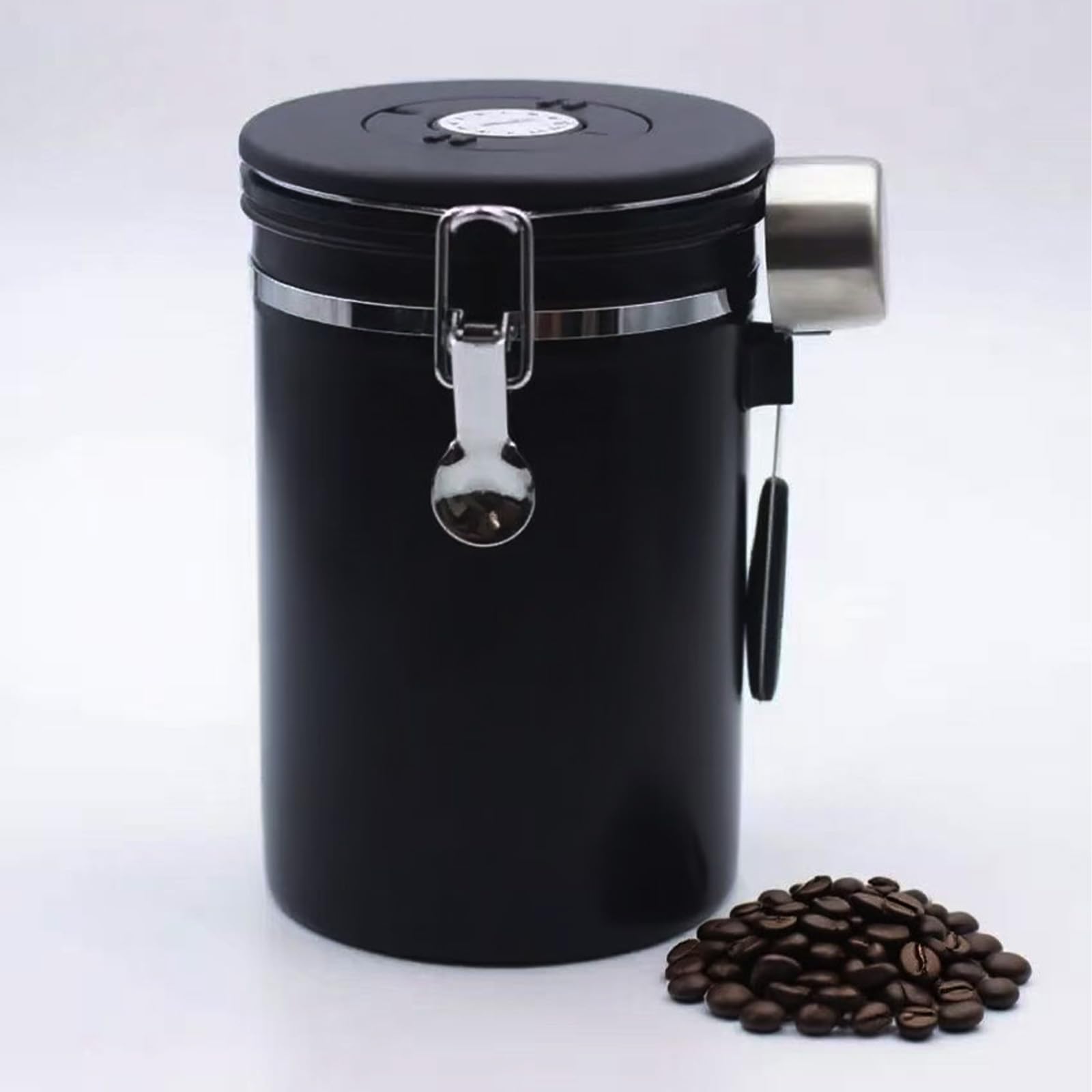 TacoMynxify coffee canister with CO₂ valve preserves freshness and aroma.