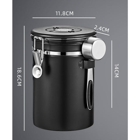 TacoMynxify canister with side-mounted 2 tbsp scoop for easy access.