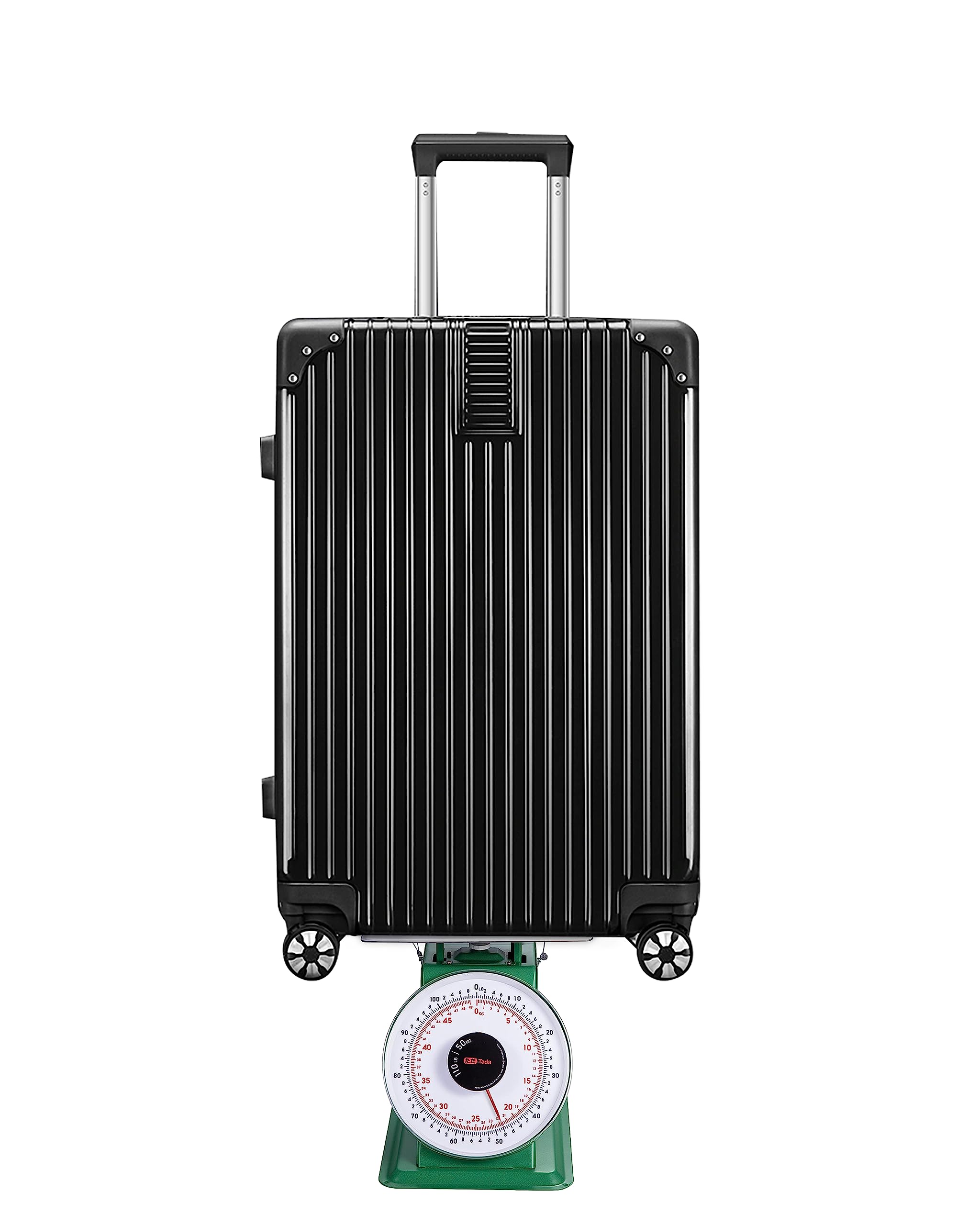 TADA scale weighing packages and luggage with accuracy.