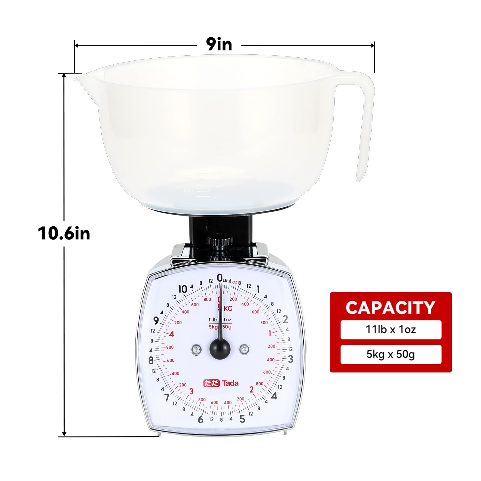 TADA durable construction provides long-lasting performance in the kitchen.