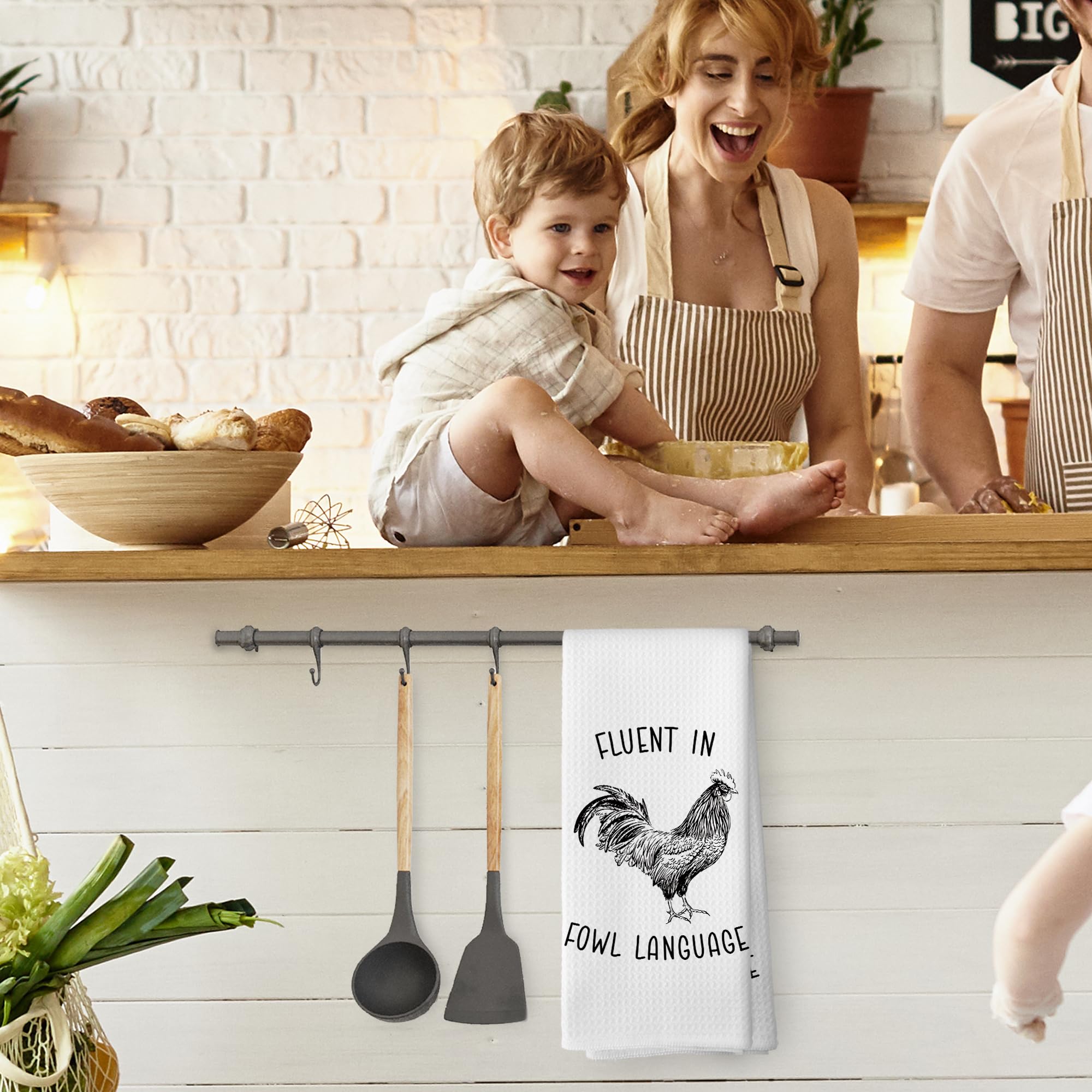 TAEDIN kitchen towel resists oil and dries fast