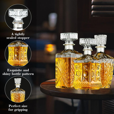 Taeyonk whiskey decanter set style c showcases distinct silhouette and refined craft