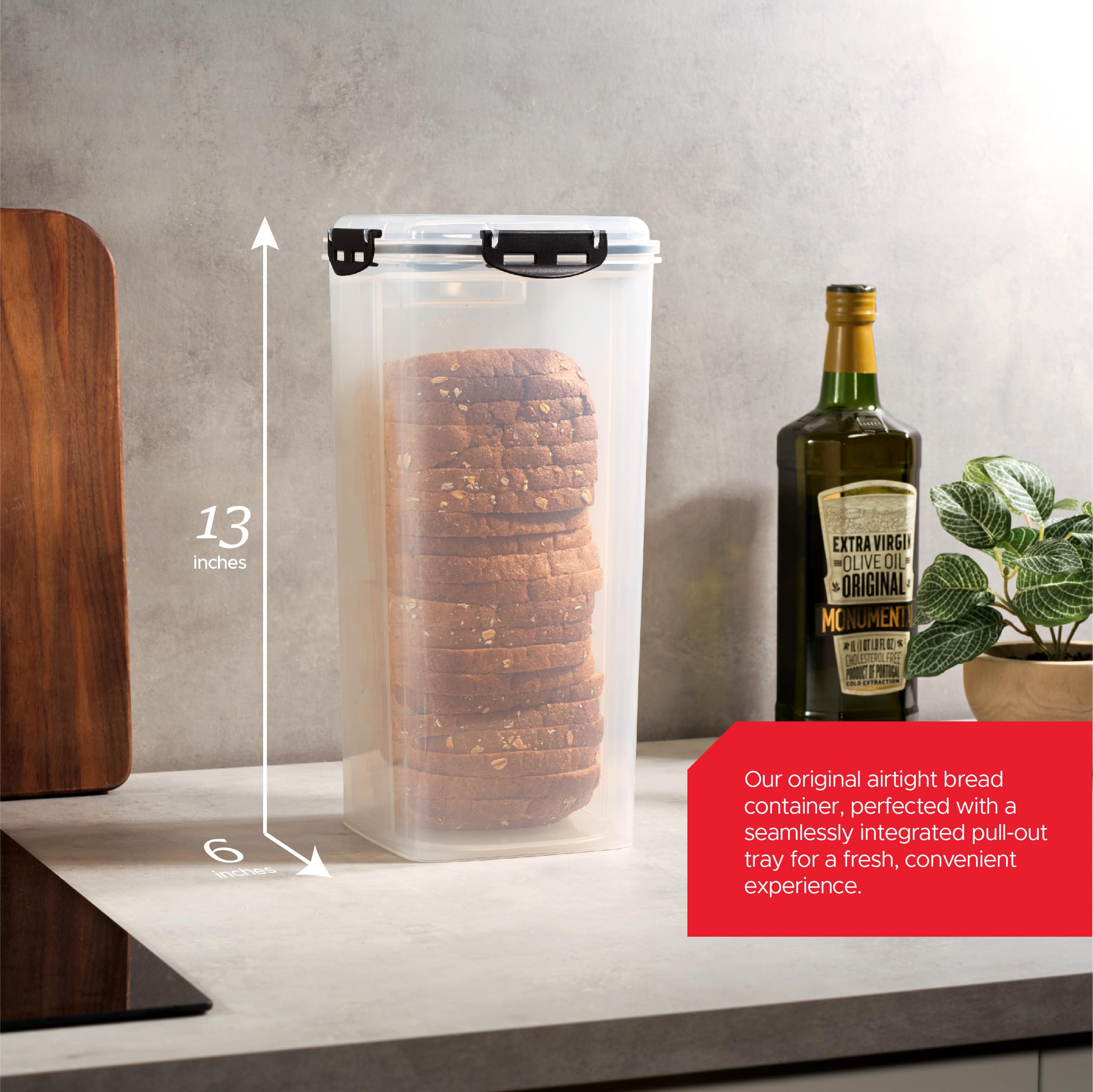 Tafura bread bin dishwasher-safe for easy cleanup.