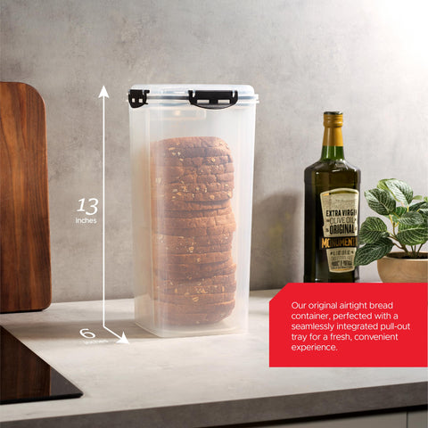 Tafura bread bin dishwasher-safe for easy cleanup.