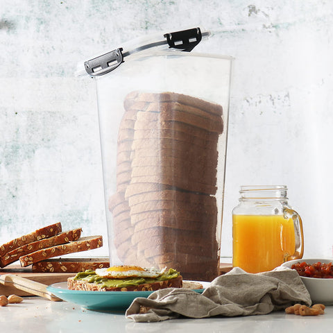 Tafura freezer-safe bread container stores baked goods in the freezer
