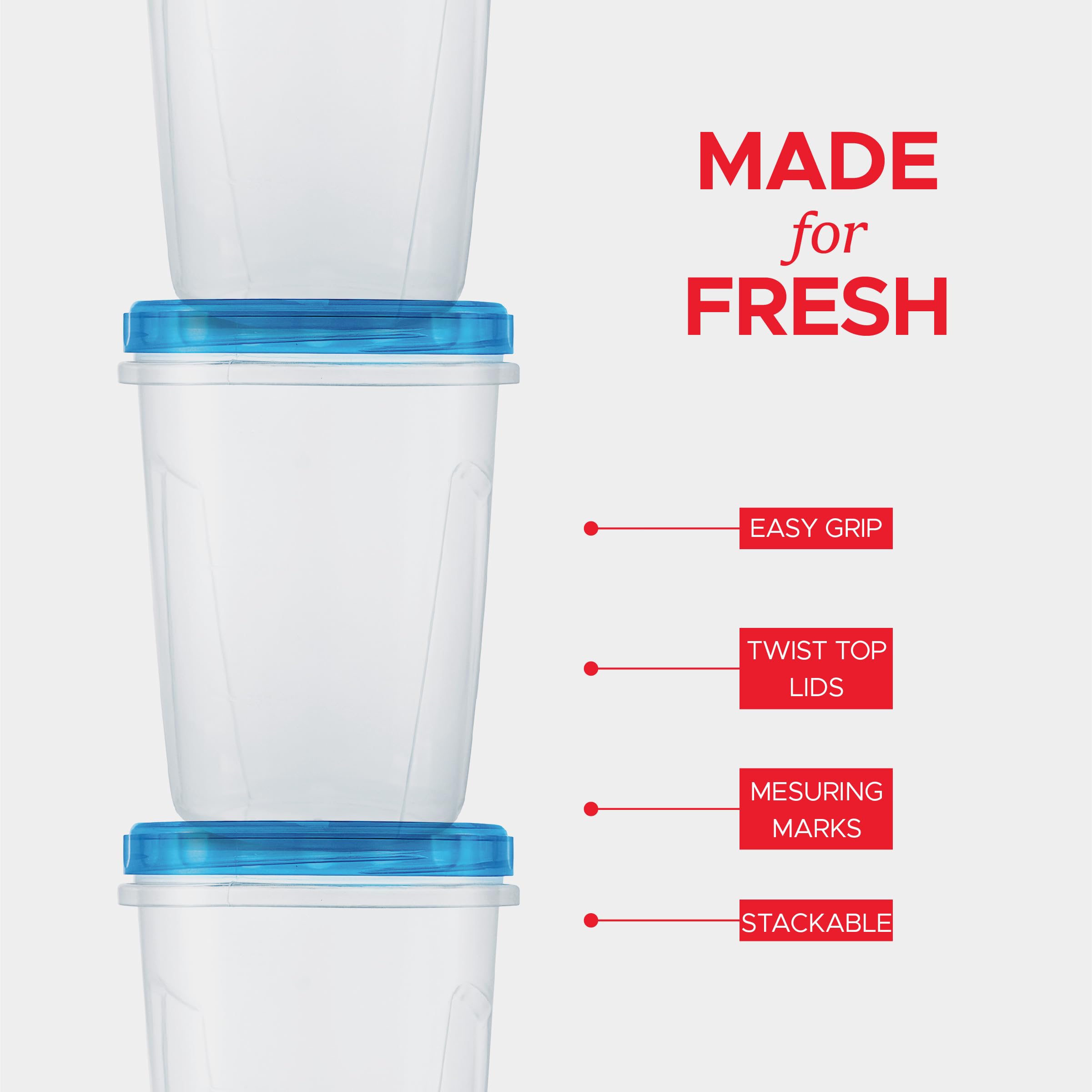 Tafura reusable freezer container keeps meals fresh and organized
