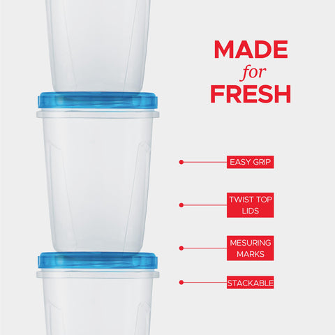 Tafura reusable freezer container keeps meals fresh and organized