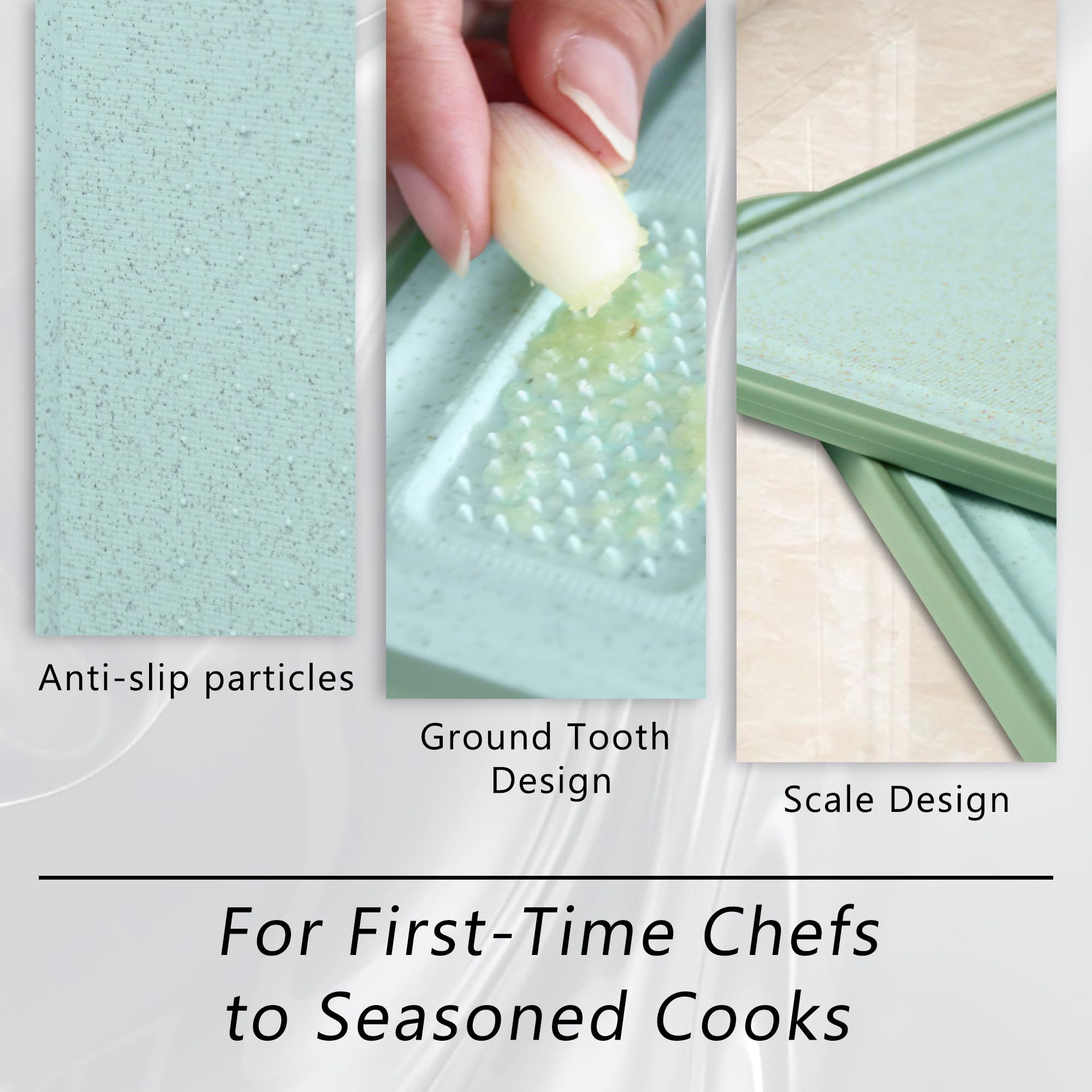 Tagliere non-toxic, BPA-free surface ensures safe food prep