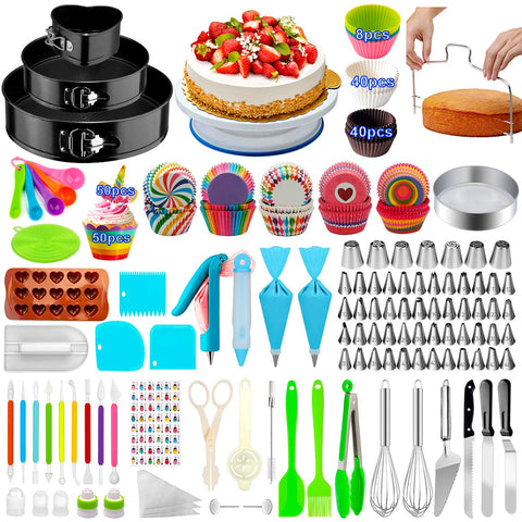 Taiker springform pans in 4, 7, and 10 inch sizes for layered cakes