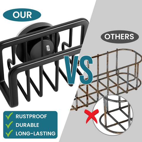 All around drainage promotes quick drying of brushes and pads