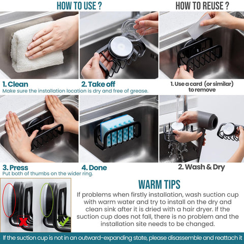One second installation on smooth surfaces with strong suction cup