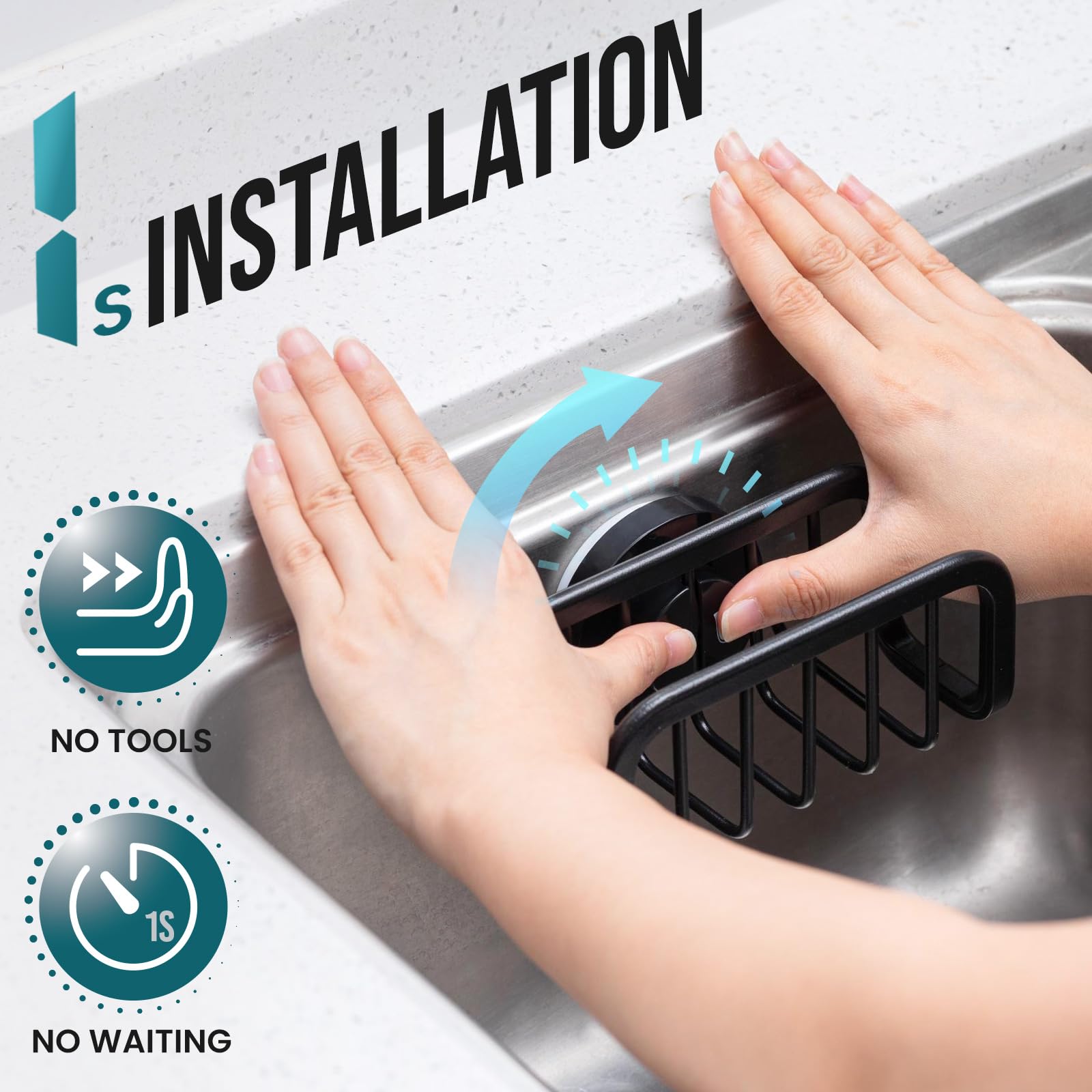 Taili rustproof aluminum sink caddy resists corrosion in wet conditions
