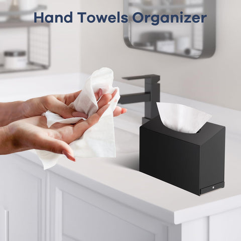 TAINESS inside view shows ample space for disposable towels.