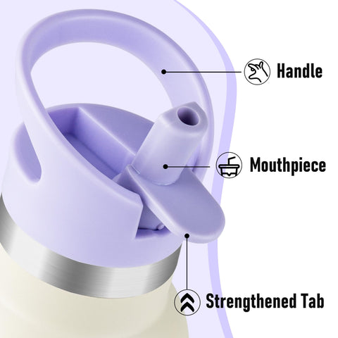 TAKYIT insulated water bottle with double-wall to keep drinks cold.