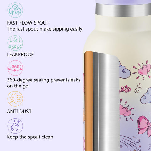 TAKYIT kids water bottle held by child for easy on-the-go sipping.