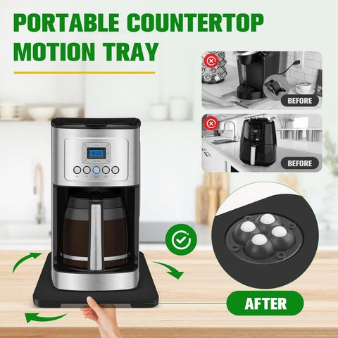 Taladad 360° rolling wheels enable smooth repositioning on counters