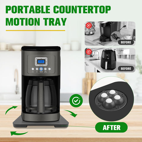 Taladad bamboo tray fits Keurig K-Mini and other compact machines.
