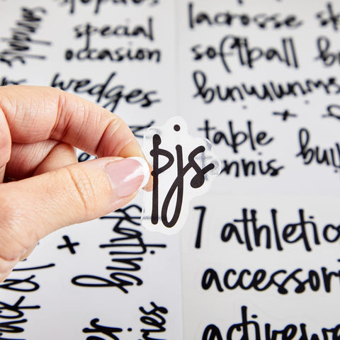 Talented Kitchen sports gear labels simplify quick access.