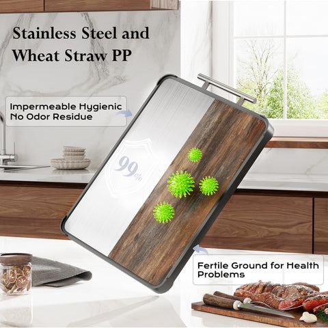 TalingMA cutting board set dishwasher-safe for quick cleanup.