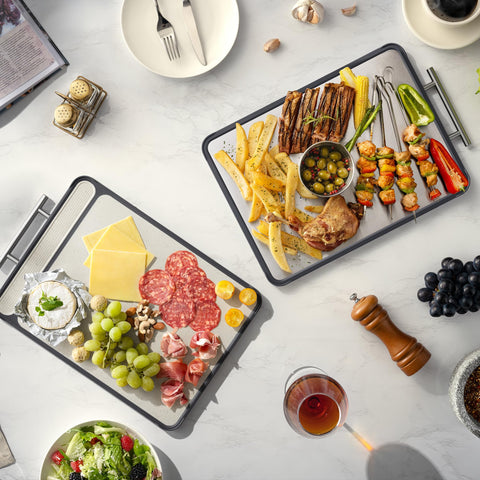 TalingMA cutting board set dual-surface design boosts kitchen hygiene.