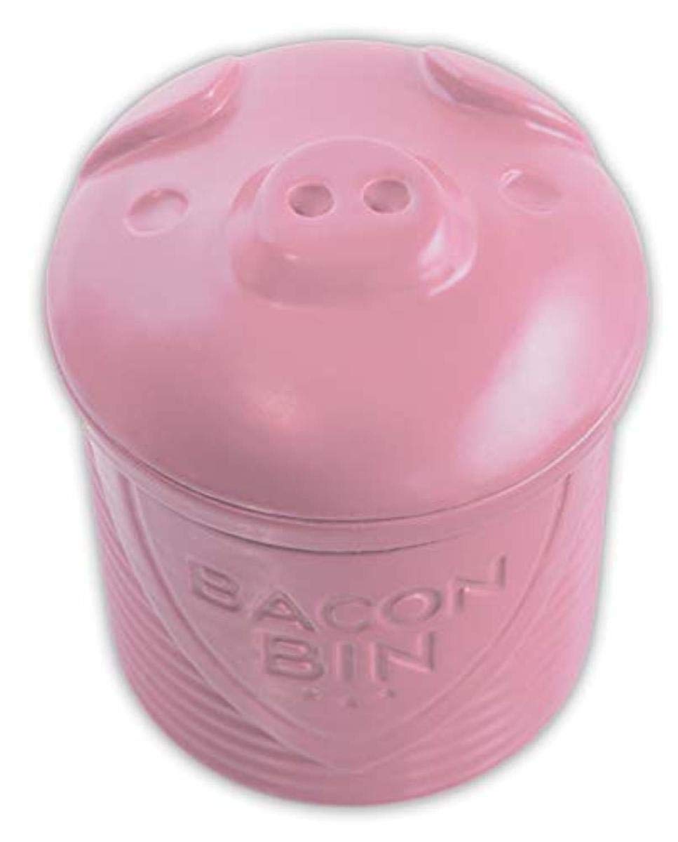 Talisman Designs Bacon Bin front view, stores hot grease safely.