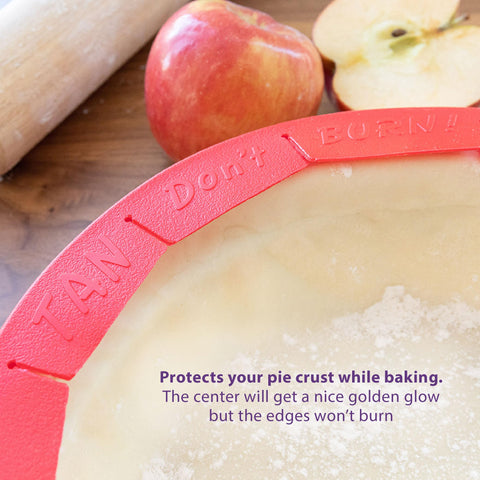 Talisman Designs BPA-free silicone shield for safe, reusable baking