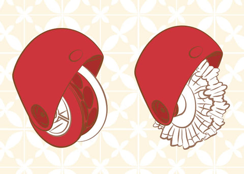 Talisman Designs braided laurel patterns on crust for decoration