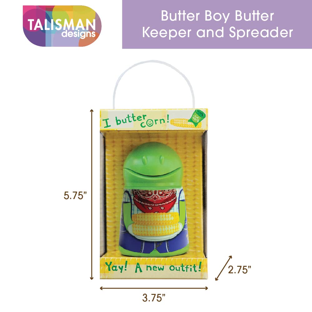 Dishwasher-safe BPA-free plastic Butter Boy for easy cleanup