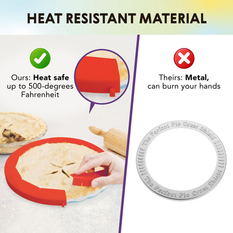 Talisman Designs pie shield is dishwasher safe and easy to clean