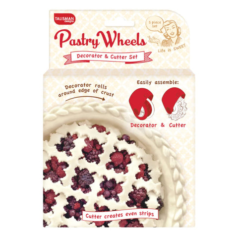 Talisman Designs pastry wheel decorator creating elegant edge accents