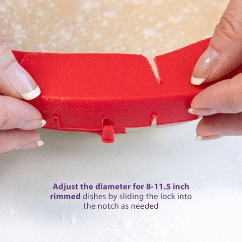 Talisman Designs durable shield stays in place during the bake