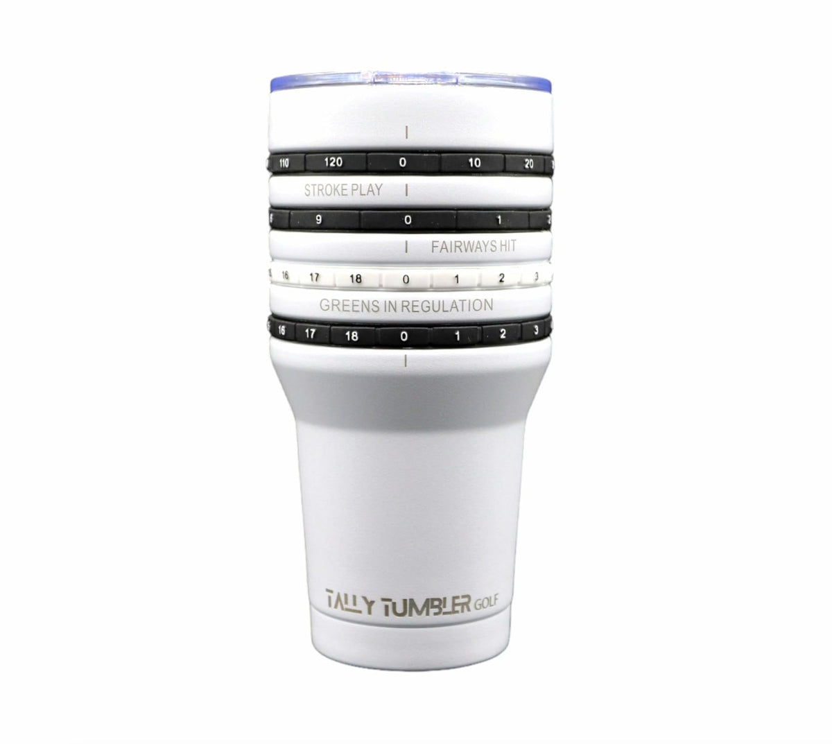 Tally Tumbler golf 30oz front view for steady temperature on the course