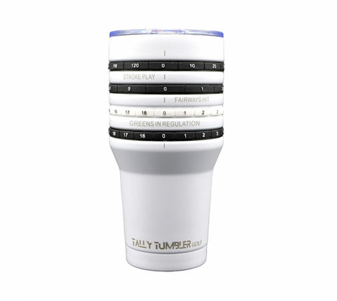 Tally Tumbler golf 30oz front view for steady temperature on the course
